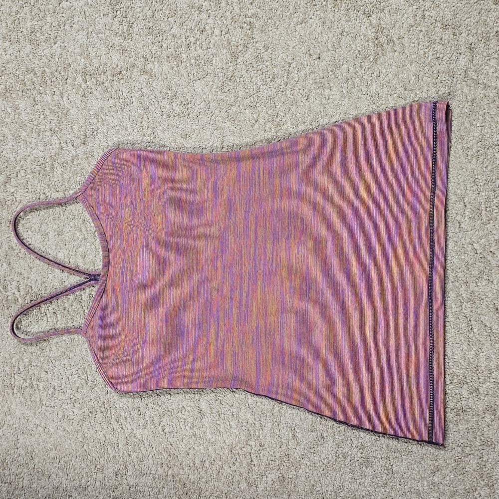 Lululemon Power Y Tank *LuonWee Are From Space Vintage Pink Size 6 - Picture 5 of 9